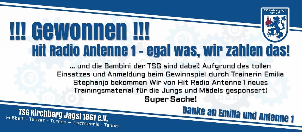 GEWONNEN Hit Radio Antenne 1 egal was, wir zahlen das